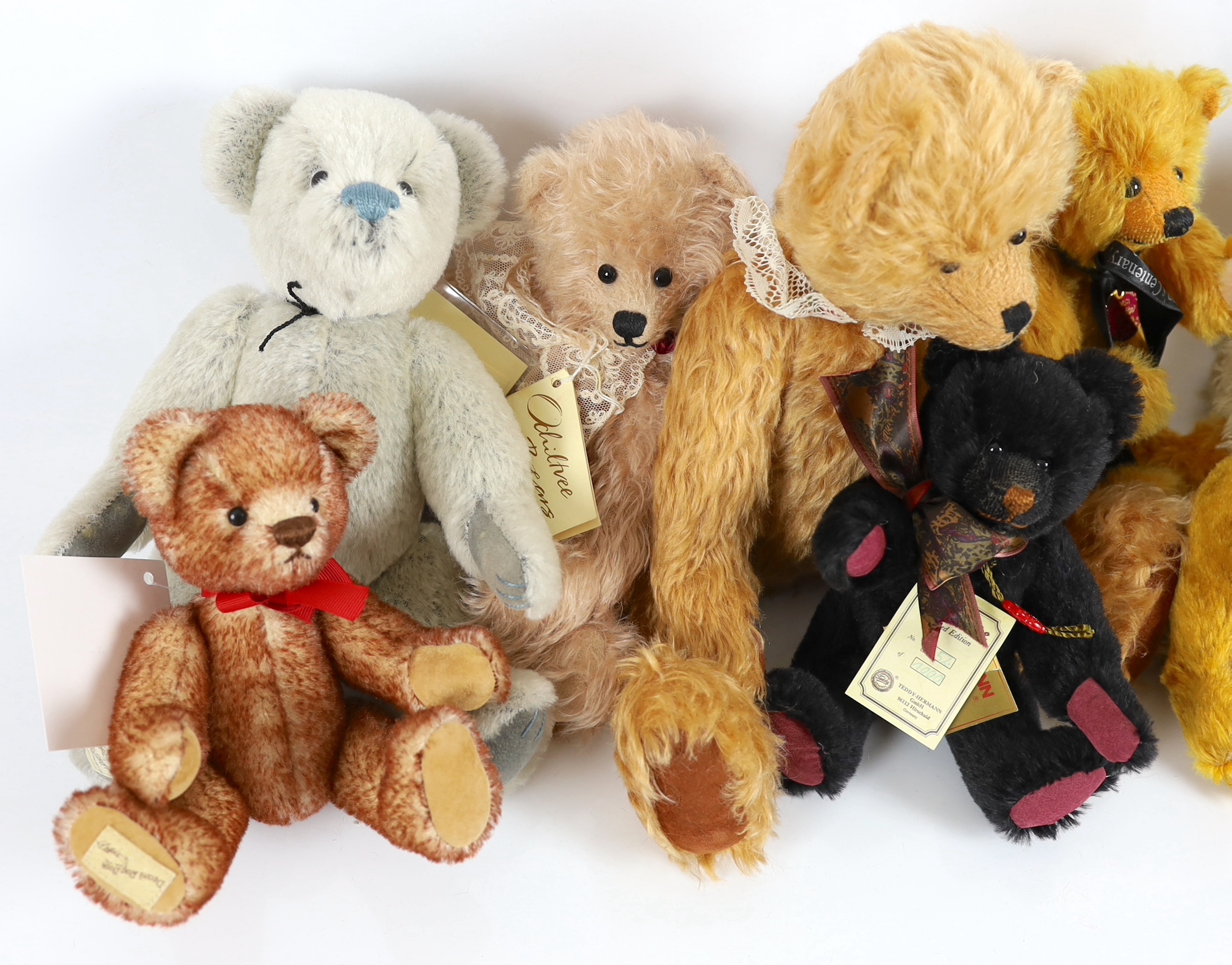 Five Deans bears, one Herman bear and two Artist bears (8)